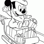 Mickey Mouse con i regali