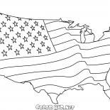 Bandiera americana Mappa